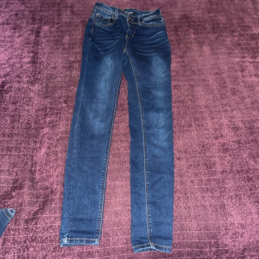 WAX JEAN blue denim jeans size 0 / 24 skinny jeans las angels